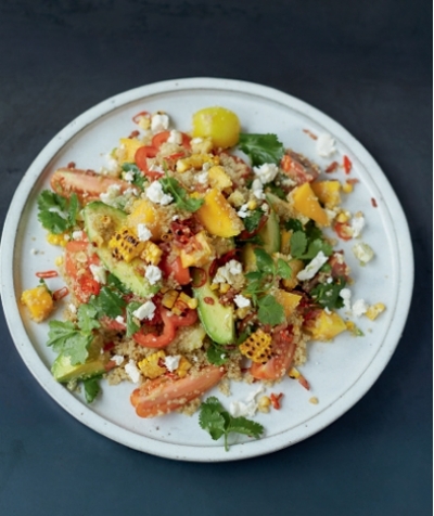 Grilled Corn and Quinoa Salad